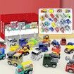 Cars Advent Calendar 2023 For Kids,Styles&Colors Random, 6 Series 24 Different Pull Back Vehicles Best Gift For Kids