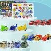 Cars Advent Calendar 2023 For Kids,Styles&Colors Random, 6 Series 24 Different Pull Back Vehicles Best Gift For Kids