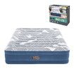 Bestway Queen Airbed Inflatable Bed Blow Up Air Mattress Built-in Pump 36cm Raised Comfort 2.03x1.52m Flocked Top Portable Guest Camping Cushion