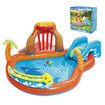 Bestway Inflatable Pool 265x265x104 cm Lava Lagoon Oval Inflatable Play Water Fun Park With Slide kids Outdoor