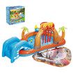 Bestway Inflatable Pool 265x265x104 cm Lava Lagoon Oval Inflatable Play Water Fun Park With Slide kids Outdoor