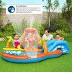 Bestway Inflatable Pool 265x265x104 cm Lava Lagoon Oval Inflatable Play Water Fun Park With Slide kids Outdoor