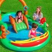 Bestway Inflatable Pool Play Centre Blow Up Water Park Center Slide Splash Toys Kiddie Bouncy Activity Center Game Area Ring Sprayer Balls Playset