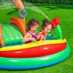 Bestway Inflatable Pool Play Centre Blow Up Water Park Center Slide Splash Toys Kiddie Bouncy Activity Center Game Area Ring Sprayer Balls Playset