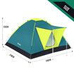 Bestway Coolground 3 Tent 2.10m X 2.10m X 1.20m Foldable Portable Camping Gear Hiking Outdoor