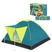 Bestway Coolground 3 Tent 2.10m X 2.10m X 1.20m Foldable Portable Camping Gear Hiking Outdoor