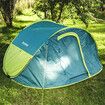 Bestway 4 Man Camping Tent Pop Up Instant Beach Shelter Family Sun Shade Waterproof Hiking Fishing Outdoor Picnic with Carry Bag 2.1x2.4x1m