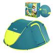 Bestway 4 Man Camping Tent Pop Up Instant Beach Shelter Family Sun Shade Waterproof Hiking Fishing Outdoor Picnic with Carry Bag 2.1x2.4x1m