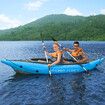 Bestway Inflatable Kayak 3.31 m x 88cm Blow up Canoe Watercraft Boat Cove Champion 2 Paddles Blue