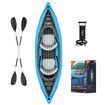 Bestway Inflatable Kayak 3.31 m x 88cm Blow up Canoe Watercraft Boat Cove Champion 2 Paddles Blue