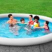 Bestway Fast Set Pool 3.66mx76cm Inflatable Above Ground Swimming Filter Pump Outdoor Round Rattan 12ftx30in Family Kids Adults Water Play Party