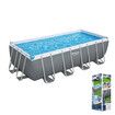 Bestway Power Steel Pool Set 4.88x2.44m Above Ground Outdoor Swimming Metal Frame Filter Pump Ladder Cover Family Water Play Party