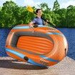 Bestway Inflatable Boat Blow Up Fishing Rowing Rafting Paddling Water Sport Floating Raft Air Diving River Canoe with Oars Hand Pump