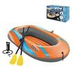 Bestway Inflatable Boat Blow Up Fishing Rowing Rafting Paddling Water Sport Floating Raft Air Diving River Canoe with Oars Hand Pump