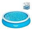 Bestway Fast Set Up Round Pool 3.66mx76cm Above Ground Swimming Inflatable 12ft x 30in Blue Outdoor Kids Adults Backyard Family Water Play Station Party