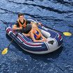 Bestway Inflatable Boat Set 2.28m X 1.21m Floating Raft Blow Up Canoe Watercraft Vessel With Oars and Pump