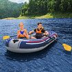 Bestway Inflatable Boat Set 2.28m X 1.21m Floating Raft Blow Up Canoe Watercraft Vessel With Oars and Pump