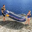 Bestway Inflatable Boat Set 2.28m X 1.21m Floating Raft Blow Up Canoe Watercraft Vessel With Oars and Pump