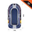 Bestway Inflatable Boat Set 2.28m X 1.21m Floating Raft Blow Up Canoe Watercraft Vessel With Oars and Pump