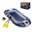 Bestway Inflatable Boat Set 2.28m X 1.21m Floating Raft Blow Up Canoe Watercraft Vessel With Oars and Pump