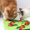 Interactive Cat Puzzle Feeder, Treat Dispenser Cat Toy Cat Brain Stimulation Toys Slow Feeder Cat Enrichment Toys for Indoor Cats