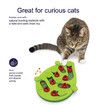 Interactive Cat Puzzle Feeder, Treat Dispenser Cat Toy Cat Brain Stimulation Toys Slow Feeder Cat Enrichment Toys for Indoor Cats