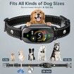 Smart Dog Bark Control Collar, Rechargeable Pet Safe Anti Barking Dog Training Collar with Beep, Vibration, Shock