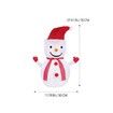 1PC Christmas Light Up Ornament Christmas Snowman Ornament Mini Christmas Ornament Snowman Doll Lighted Christmas Decor  Luminous Decor Light