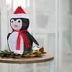 1PC Christmas Light Up Ornament Lighted Christmas Penguin  Decoration Christmas Light Outdoor Decoration Luminous Christmas Decor Bracket Ornaments