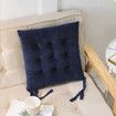 Chair Cushion Pad Corduroy Seat Patio Car Home Decor Mat Chic Cushion PillowDark Blue