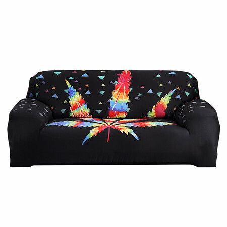 4 Seaters Elastic Sofa Cover Universal Milk Silk Chair Seat Protector Stretch Slipcover Couch Case Home Office Furniture Decoration