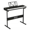 Alpha 61 Keys Electronic Piano Keyboard Digital Electric w/ Stand Touch Sensitive