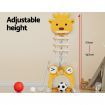 Keezi Kids Basketball Hoop Stand Adjustable 5-in-1 Sports Center Toys Set Yellow