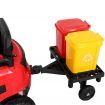 Rigo Kids Electric Ride On Car Street Sweeper Truck Toy Cars Remote 12V Red