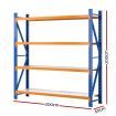 Giantz 2Mx2M Garage Shelving Warehouse Rack Pallet Racking Storage Shelf Blue