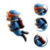 Resin Crafts Floating Aquarium Decorations Blue Fat Divers Aquarium Pendant Small Cartoon Aquarium Ornament Toy