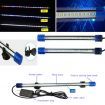 Aquarium Waterproof LED Light Bar Tank Fish Submersible Down Light Tropical Aquarium Product 2.5W20CM