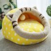 Cute Animal Design Comfortable Indoor House Bed Pet Dog Cat Nests Pad Soft Fleece Bed