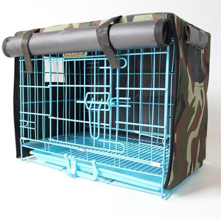 Waterproof Windproof Dust-Proof Crate Cover S/M/L/XL Pet Bed Dog Kennel Anti-Mosquito Flying Insects Net Tent Cover Indoor/Outdoor