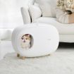 MS Cat Litter Box Fully Enclosed Large Space Toilet Training Anti Splash Deodorant Potty for Pet Supplies Bedpen