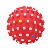 Environmental PVC Pet Toy Ball Random Colors Internal Sound Air Bag Help Grind Teeth Promote Relationship with Pets