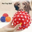 Environmental PVC Pet Toy Ball Random Colors Internal Sound Air Bag Help Grind Teeth Promote Relationship with Pets