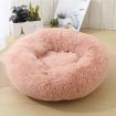 Super Soft Pet Bed Winter Warm Sleeping Bed for dogs Kennel Dog Round Cat Long Plush Puppy Cushion Mat Portable Pet Supplies