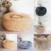 Pet Beds Dog Cat Calming Warm Soft Plush Cute Round Nest Comfortable Sleeping