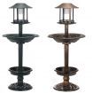 Bird Bath Feeder Garden Solar Light Feeding Outdoor Food Station Courtyard Pool Pet Supplies Drinking Bowls Drinker