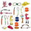 12x Assorted Dog Puppy Pet Toys Ropes Chew Ball Knot Training Play Bundle Cotton