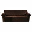 4 Seaters Elastic Velvet Sofa Cover Universal Chair Seat Protector Stretch Slipcover Couch Case Home Office Furniture Decoration Beige