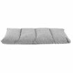 Folding Lounger Sofa Floor Chair Tatami Seat Pad Height Adjustable Lazy Backrest Cushion Chair Office Home Balcony FurnitureGrey