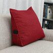 Sofa Back Cushion Bed Couch Triangle Seat Rest Pad Reading Waist Support Backrest Pillow Mat Home Office Furniture Decorations Green