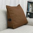 Sofa Back Cushion Bed Couch Triangle Seat Rest Pad Reading Waist Support Backrest Pillow Mat Home Office Furniture Decorations Green